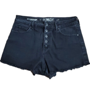 Rewash Super High Rise Wedge Denim Shorts Women's Size 11